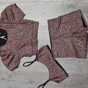 Sparkling Top And Short